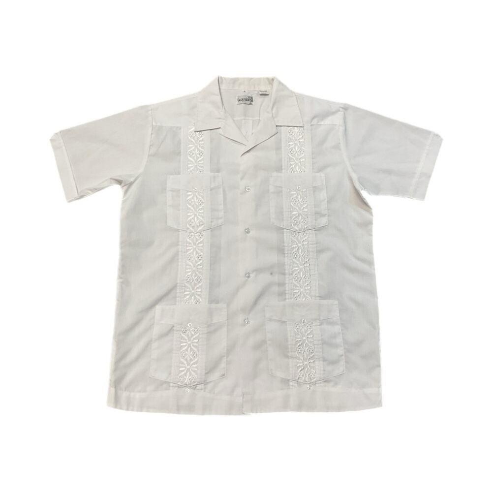 Guayabera Men's Embroidered Button Down Shirt